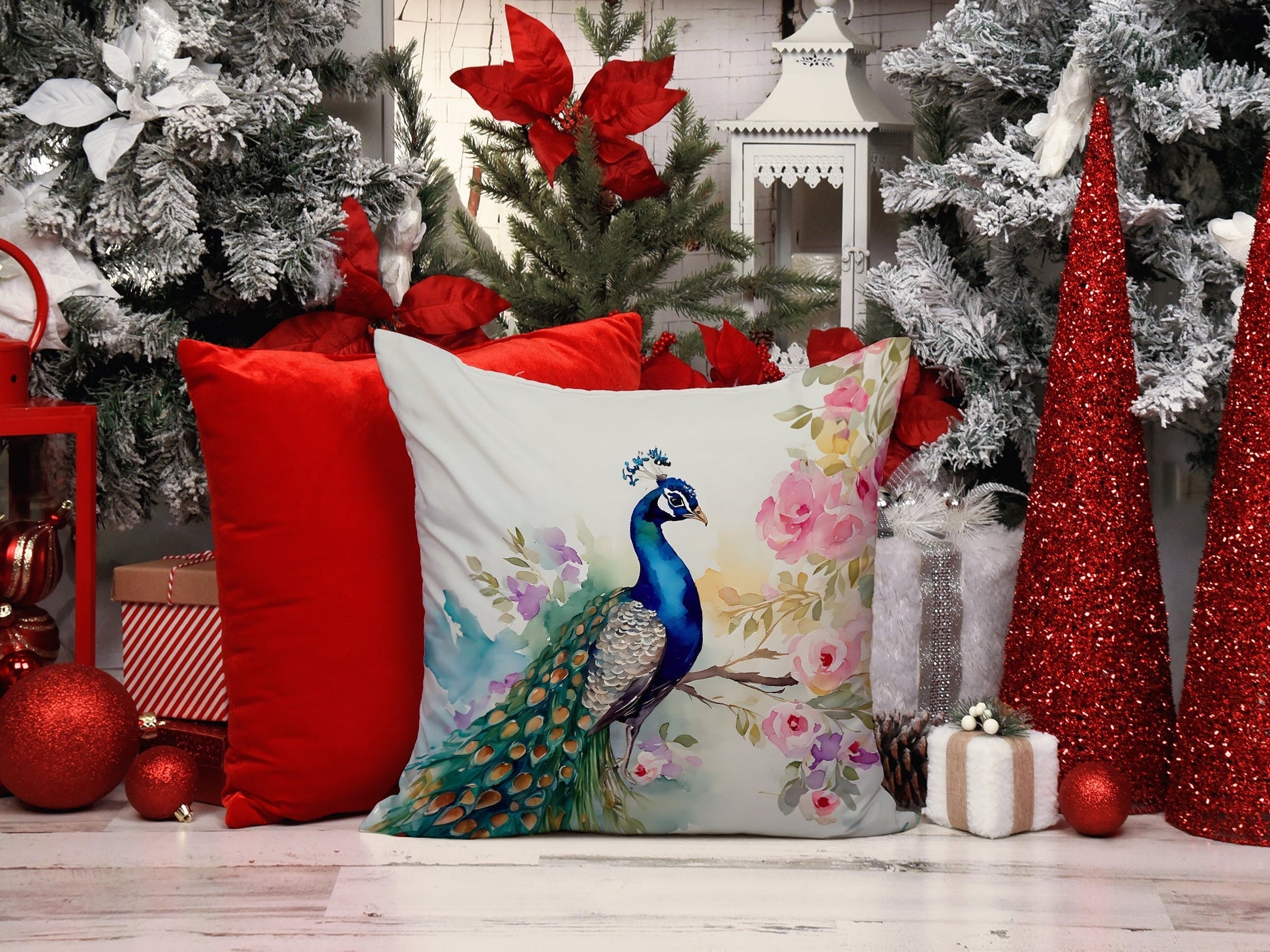 Peacock Throw Pillow - One Color / One Size - Home & Garden - Home Textile - Pillows