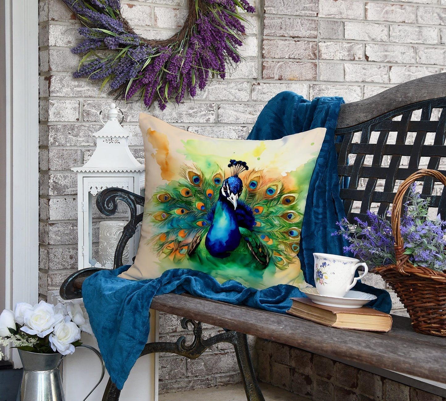 Peacock Throw Pillow - One Color / One Size - Home & Garden - Home Textile - Pillows