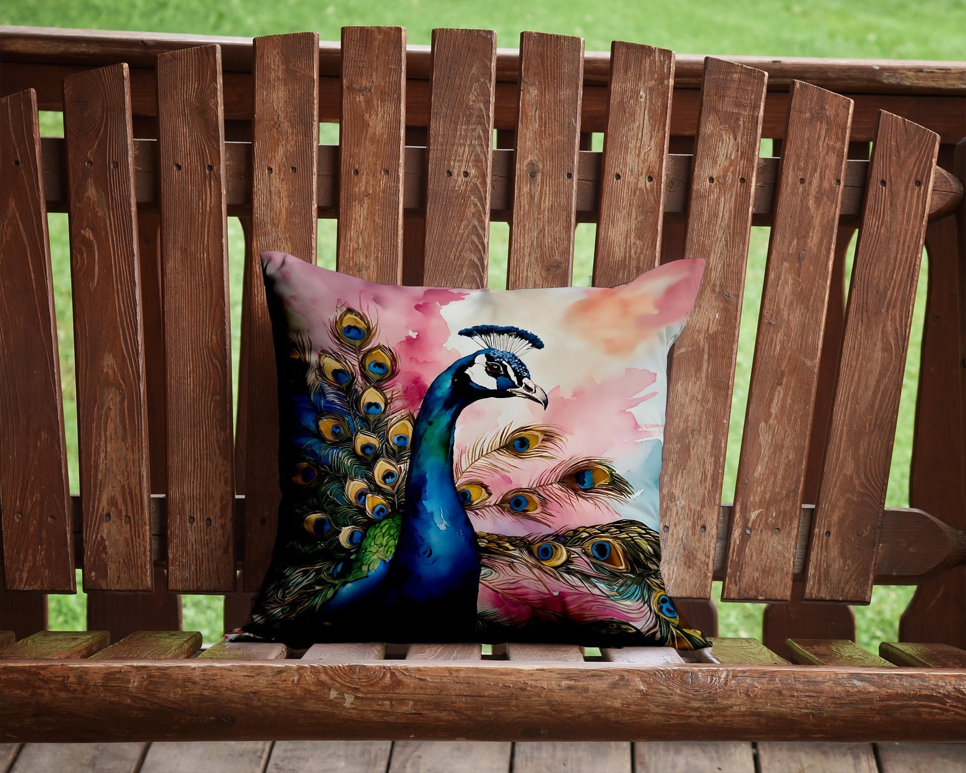 Peacock Throw Pillow - One Color / One Size - Home & Garden - Home Textile - Pillows