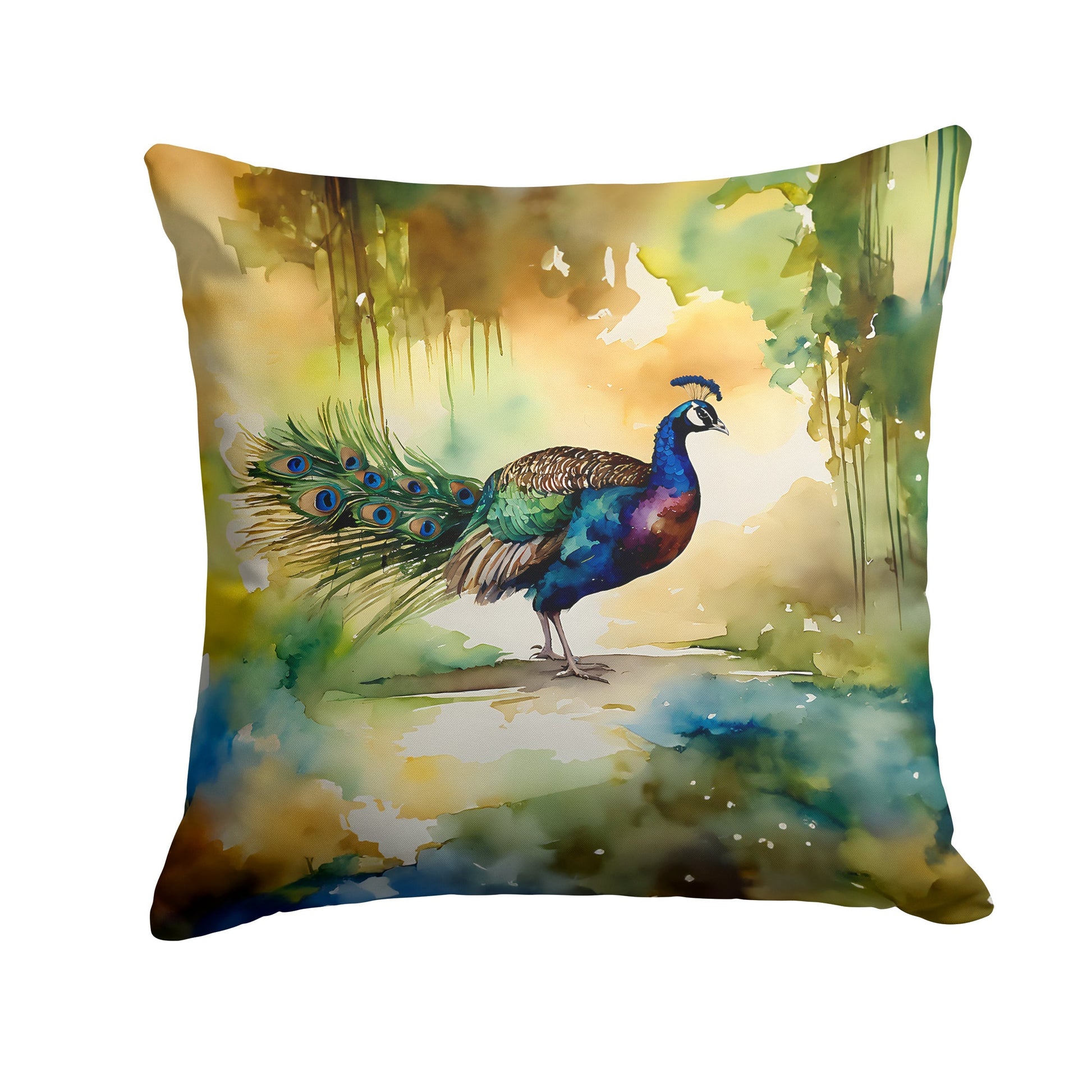 Peacock Throw Pillow - One Color / One Size - Home & Garden - Home Textile - Pillows