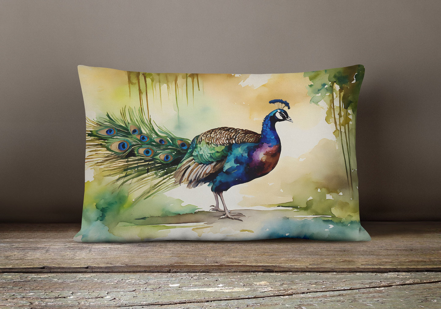 Peacock Throw Pillow - One Color / One Size - Home & Garden - Home Textile - Pillows