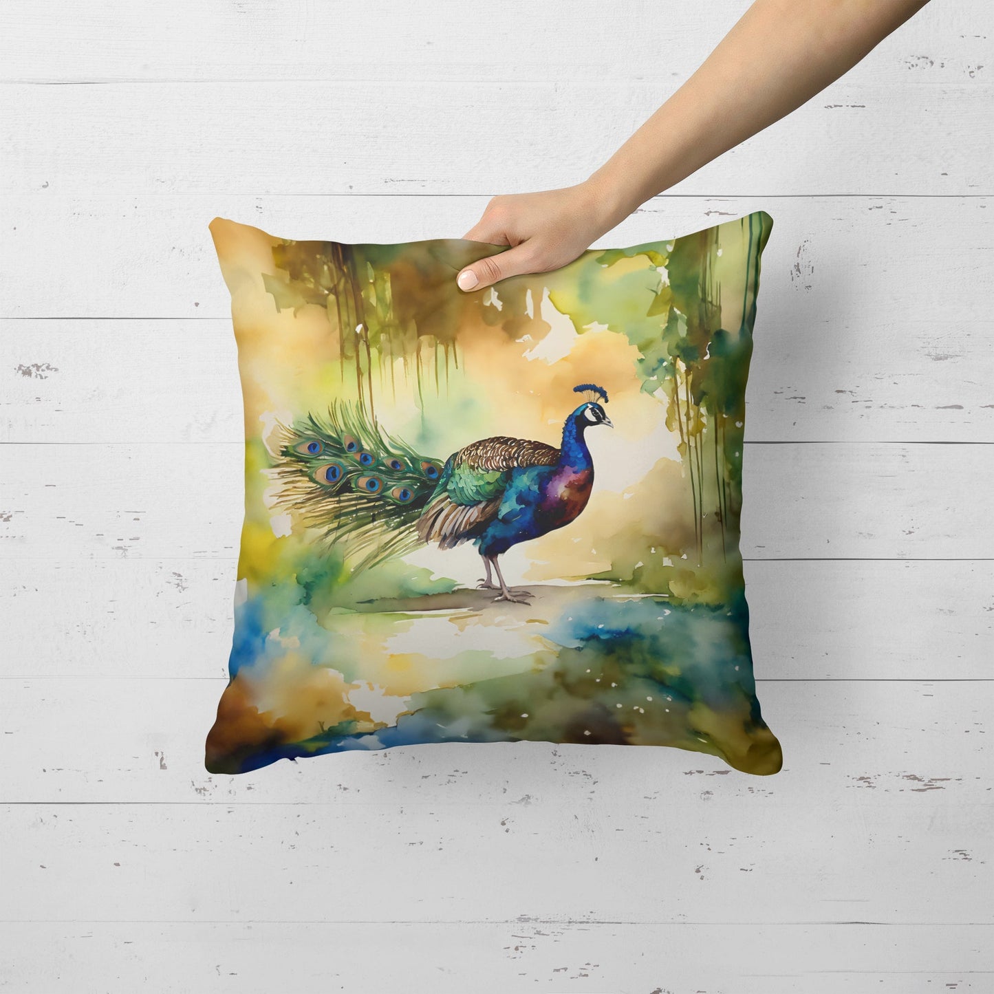 Peacock Throw Pillow - One Color / One Size - Home & Garden - Home Textile - Pillows