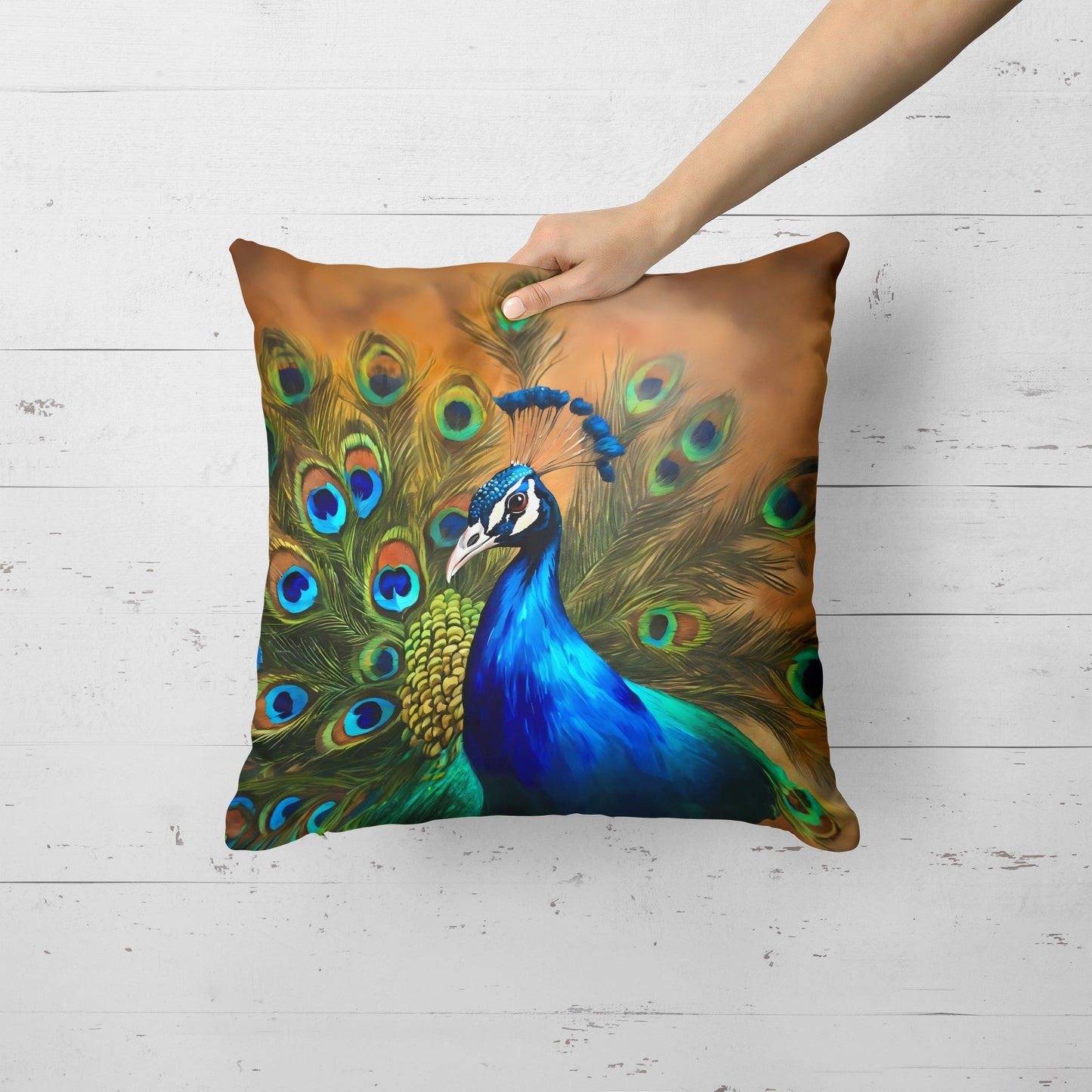 Peacock Throw Pillow - One Color / One Size - Home & Garden - Home Textile - Pillows