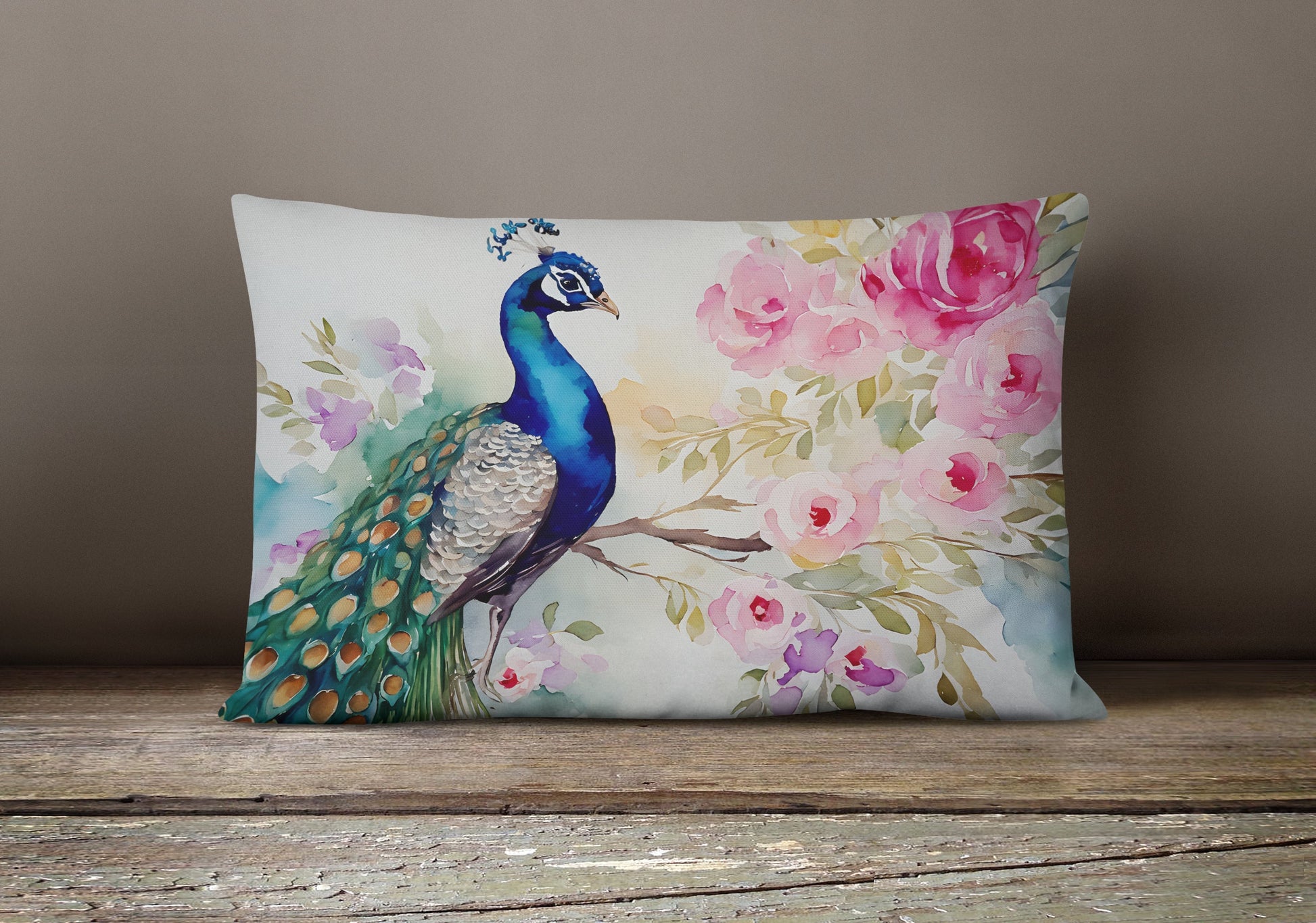 Peacock Throw Pillow - One Color / One Size - Home & Garden - Home Textile - Pillows