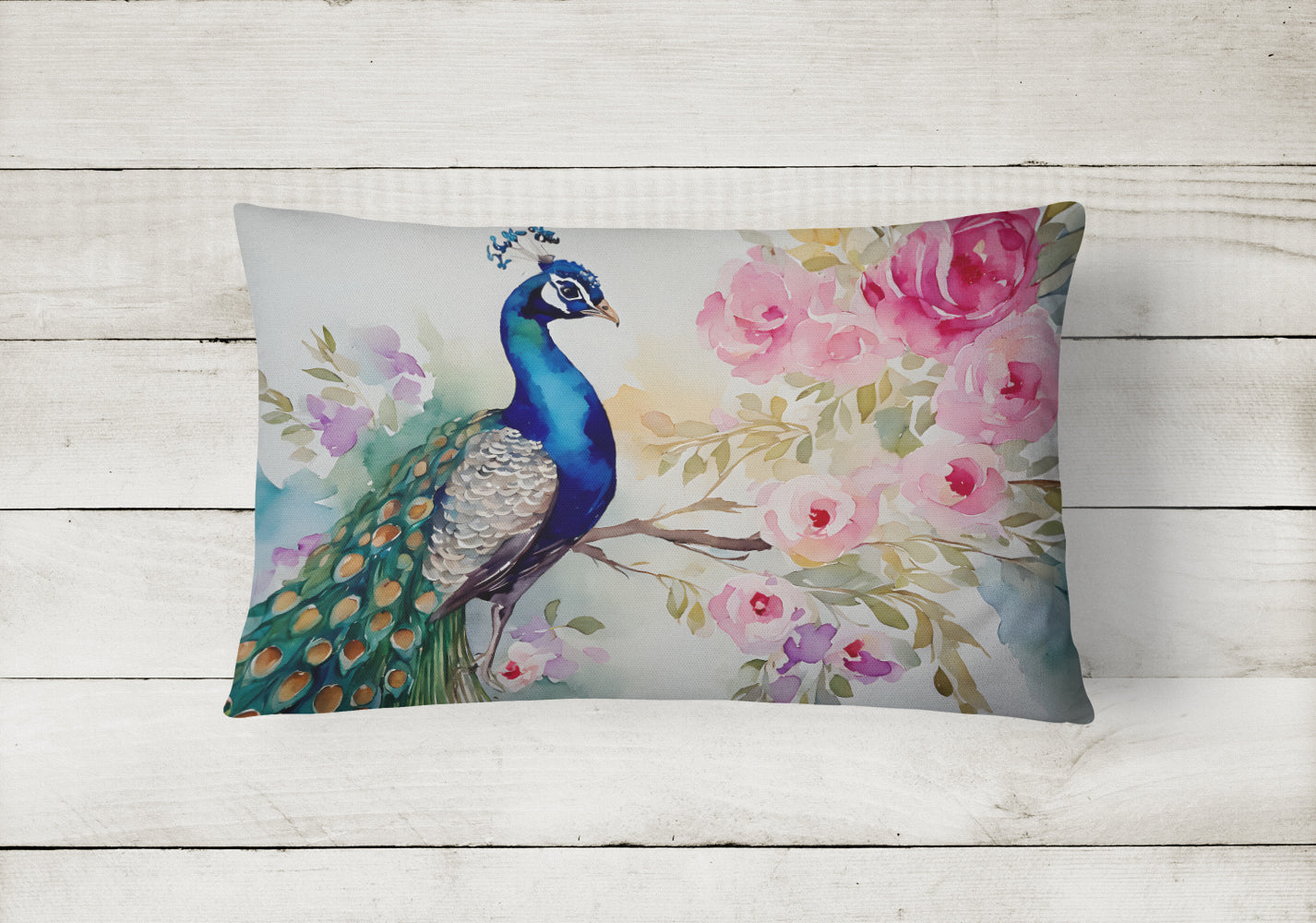 Peacock Throw Pillow - One Color / One Size - Home & Garden - Home Textile - Pillows