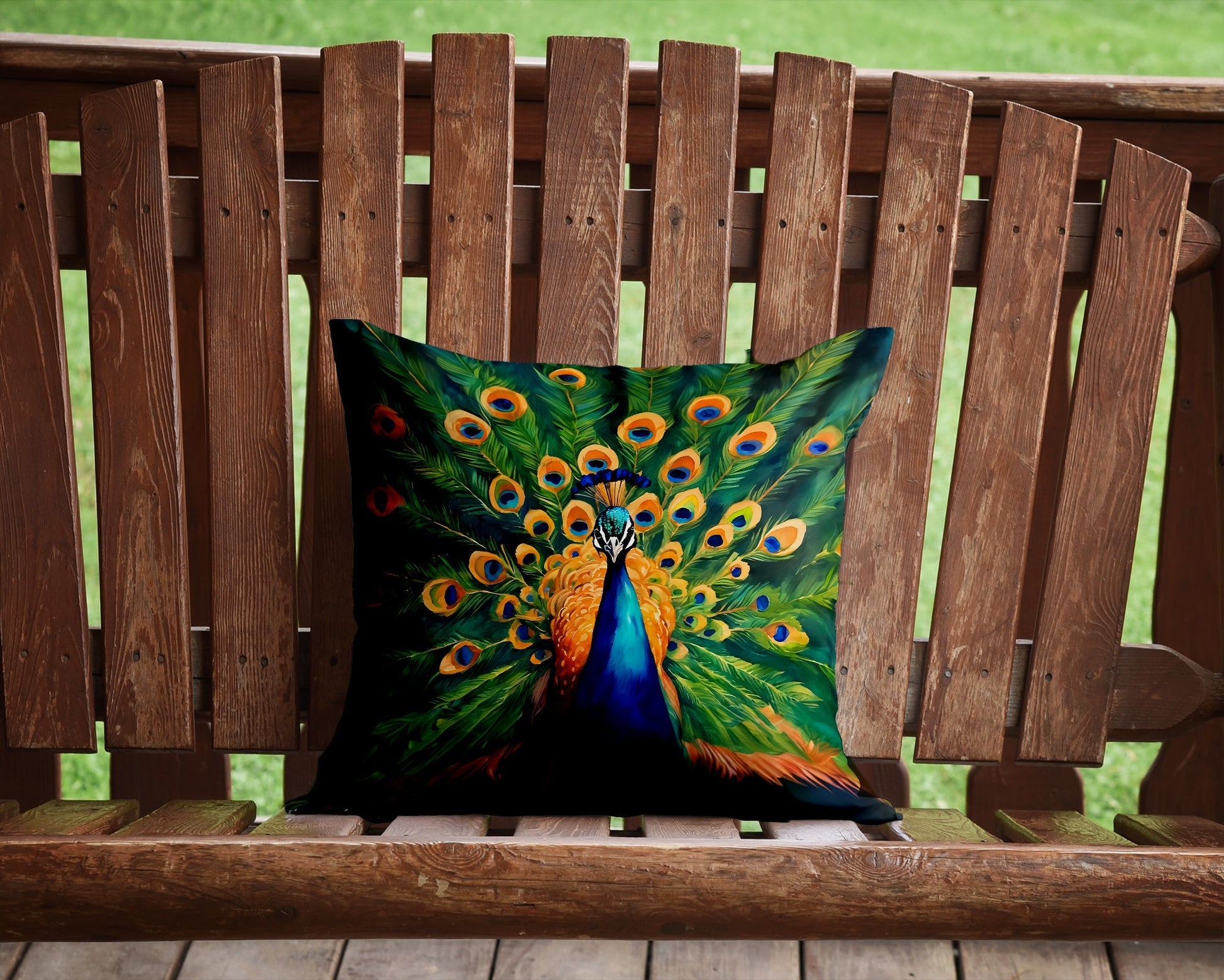 Peacock Throw Pillow - One Color / One Size - Home & Garden - Home Textile - Pillows