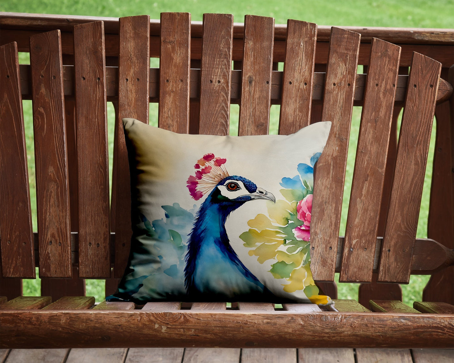 Peacock Throw Pillow - One Color / One Size - Home & Garden - Home Textile - Pillows