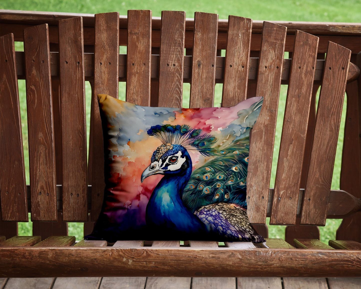 Peacock Throw Pillow - One Color / One Size - Home & Garden - Home Textile - Pillows