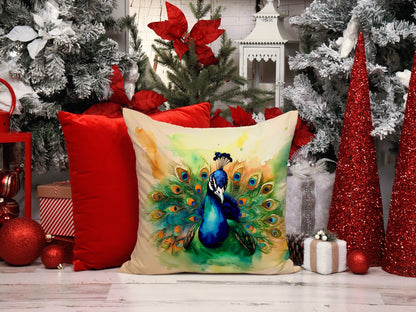 Peacock Throw Pillow - One Color / One Size - Home & Garden - Home Textile - Pillows