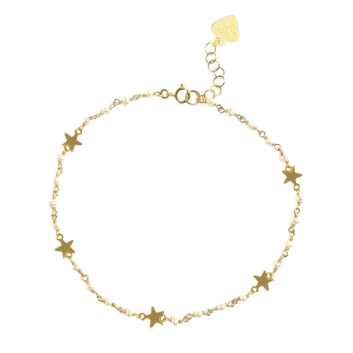Pearl Star Anklet - One Color / One Size - Jewelry & Accessories - Fine Jewelry - Anklets