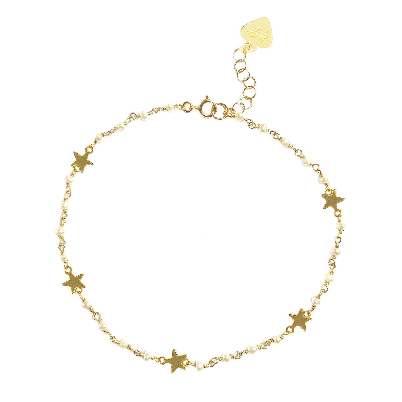 Pearl Star Anklet - One Color / One Size - Jewelry & Accessories - Fine Jewelry - Anklets