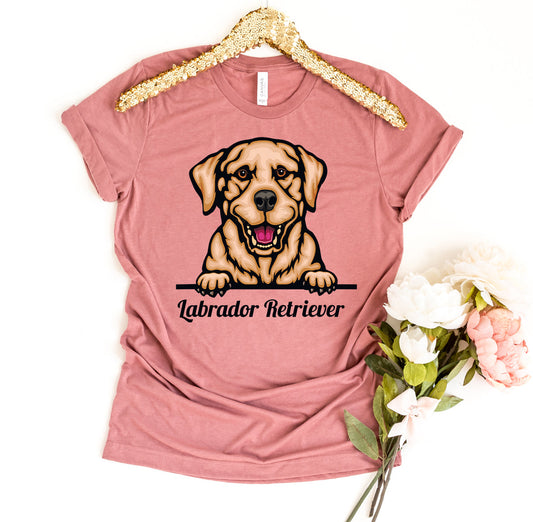 Peeking Labrador Retriever Dog T-Shirt - Women’s Fashion - Women’s Clothing - Tops & Tees - T-Shirts