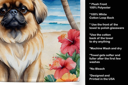 Pekingese Luau Kitchen Towel - One Color / One Size - Home & Garden - Home Textile - Towels
