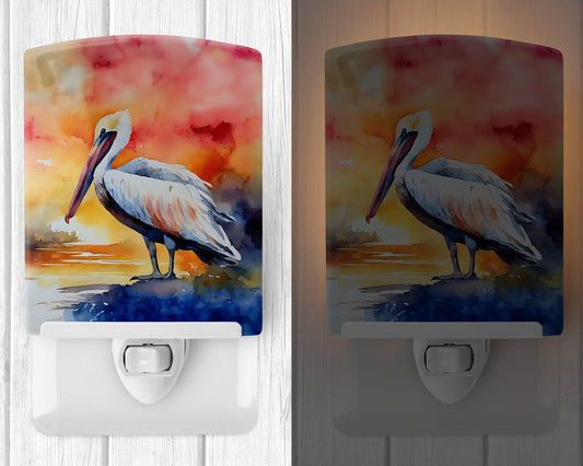 Pelican Ceramic Night Light - One Color / One Size - Home & Garden - Home Improvement - Lights & Lighting - Night Lights