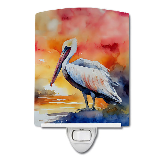 Pelican Ceramic Night Light - One Color / One Size - Home & Garden - Home Improvement - Lights & Lighting - Night Lights