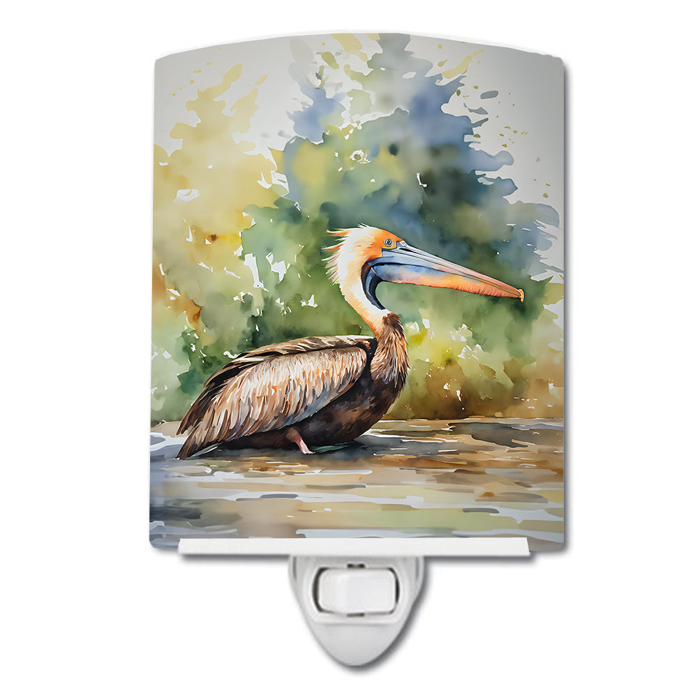Pelican Ceramic Night Light - One Color / One Size - Home & Garden - Home Improvement - Lights & Lighting - Night Lights
