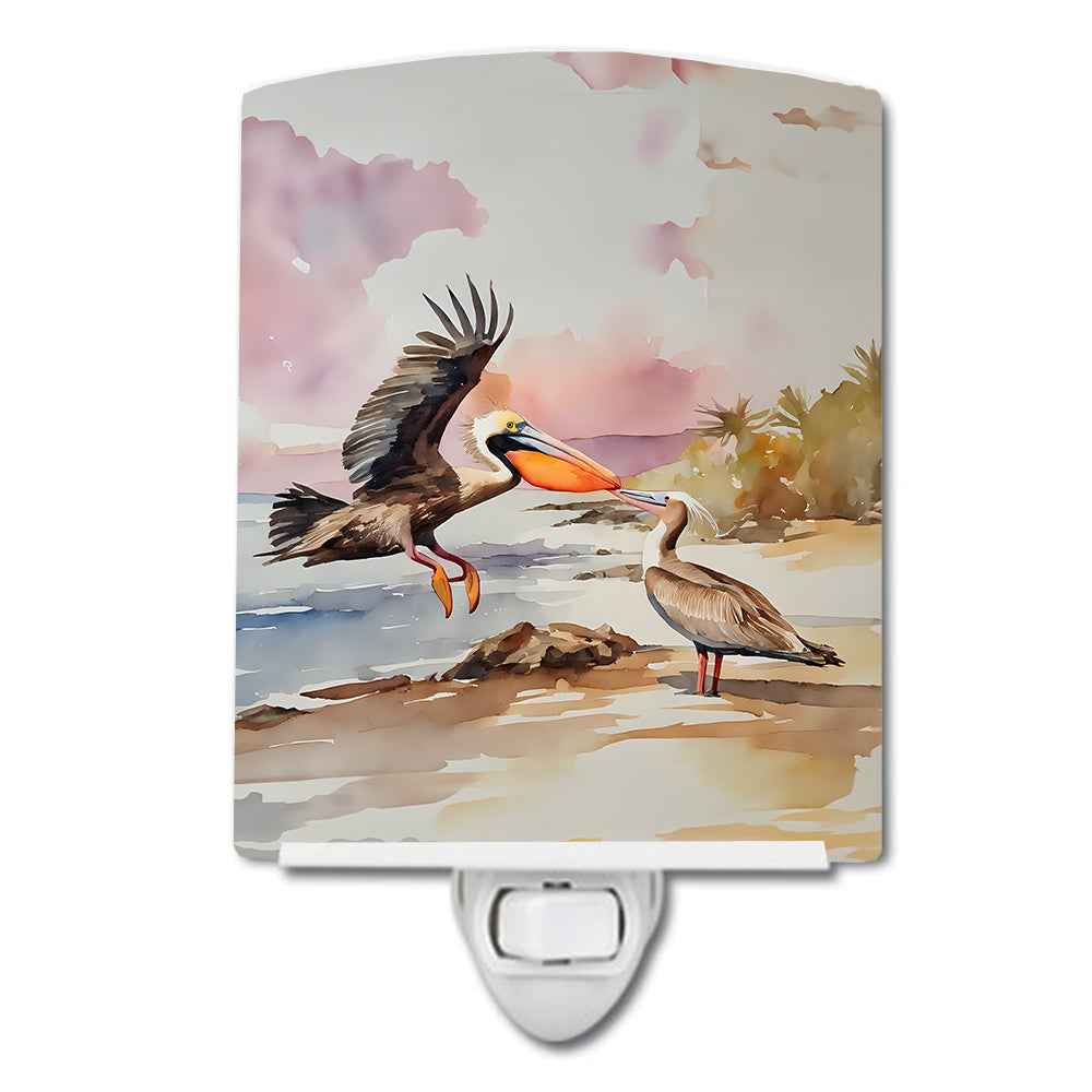 Pelican Ceramic Night Light - One Color / One Size - Home & Garden - Home Improvement - Lights & Lighting - Night Lights