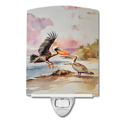 Pelican Ceramic Night Light - One Color / One Size - Home & Garden - Home Improvement - Lights & Lighting - Night Lights