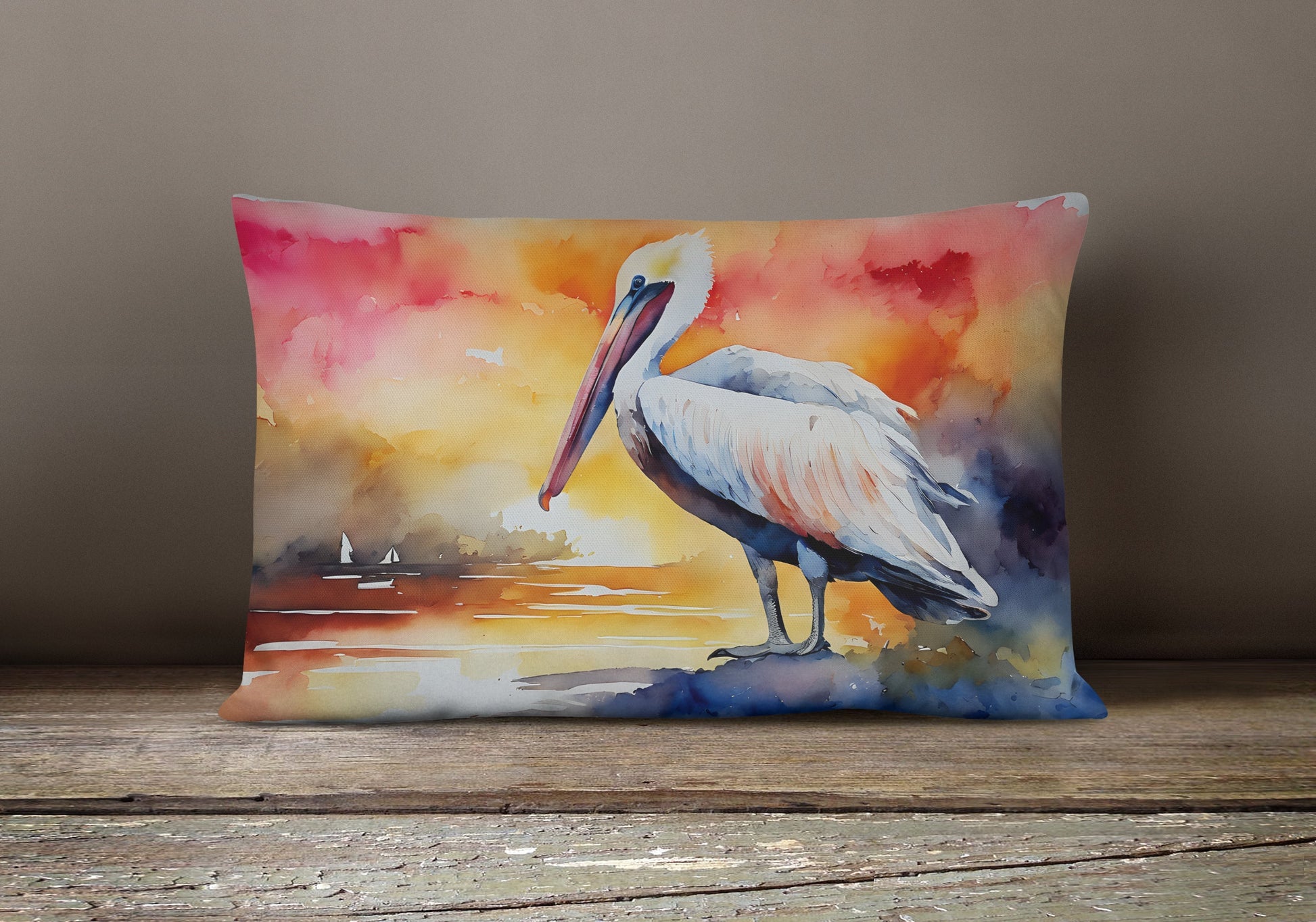 Pelican Throw Pillow - One Color / One Size - Home & Garden - Home Textile - Pillows