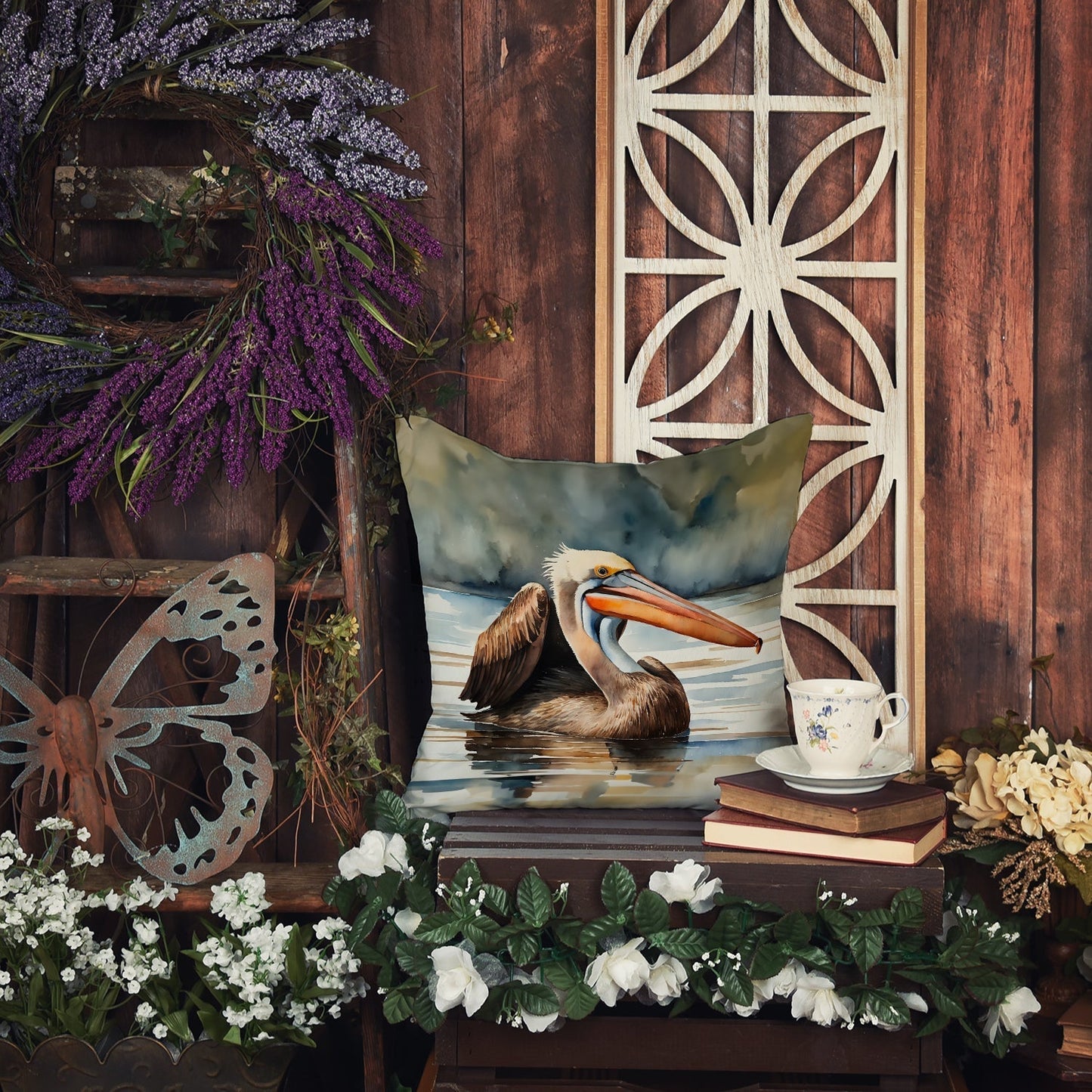 Pelican Throw Pillow - One Color / One Size - Home & Garden - Home Textile - Pillows