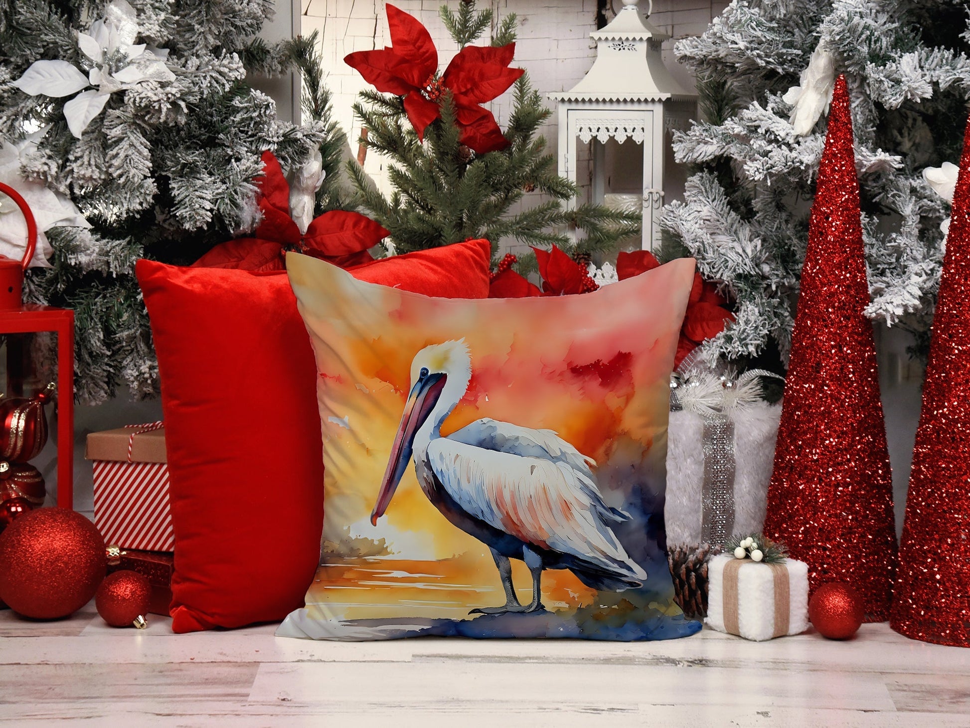 Pelican Throw Pillow - One Color / One Size - Home & Garden - Home Textile - Pillows