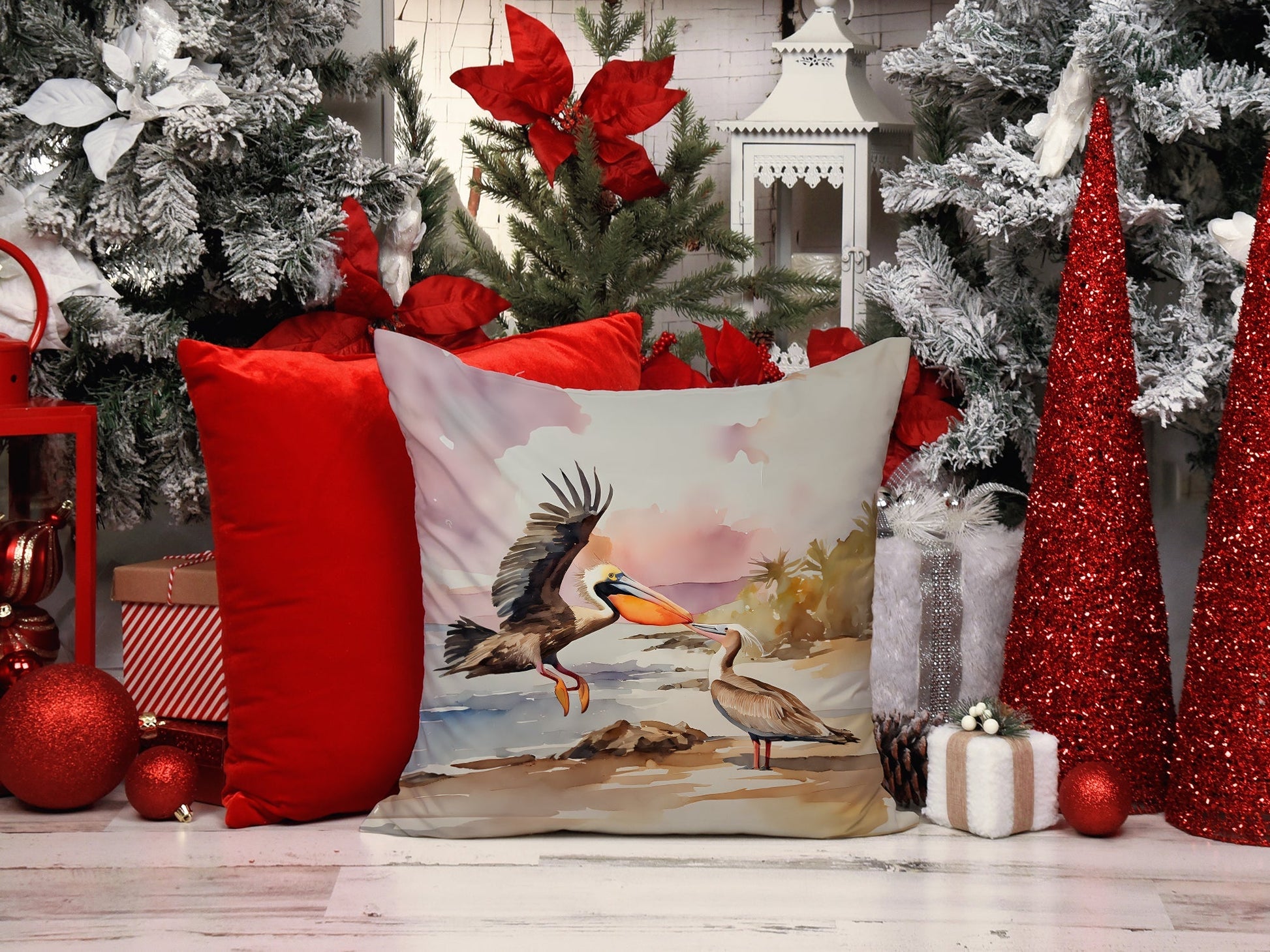 Pelican Throw Pillow - One Color / One Size - Home & Garden - Home Textile - Pillows