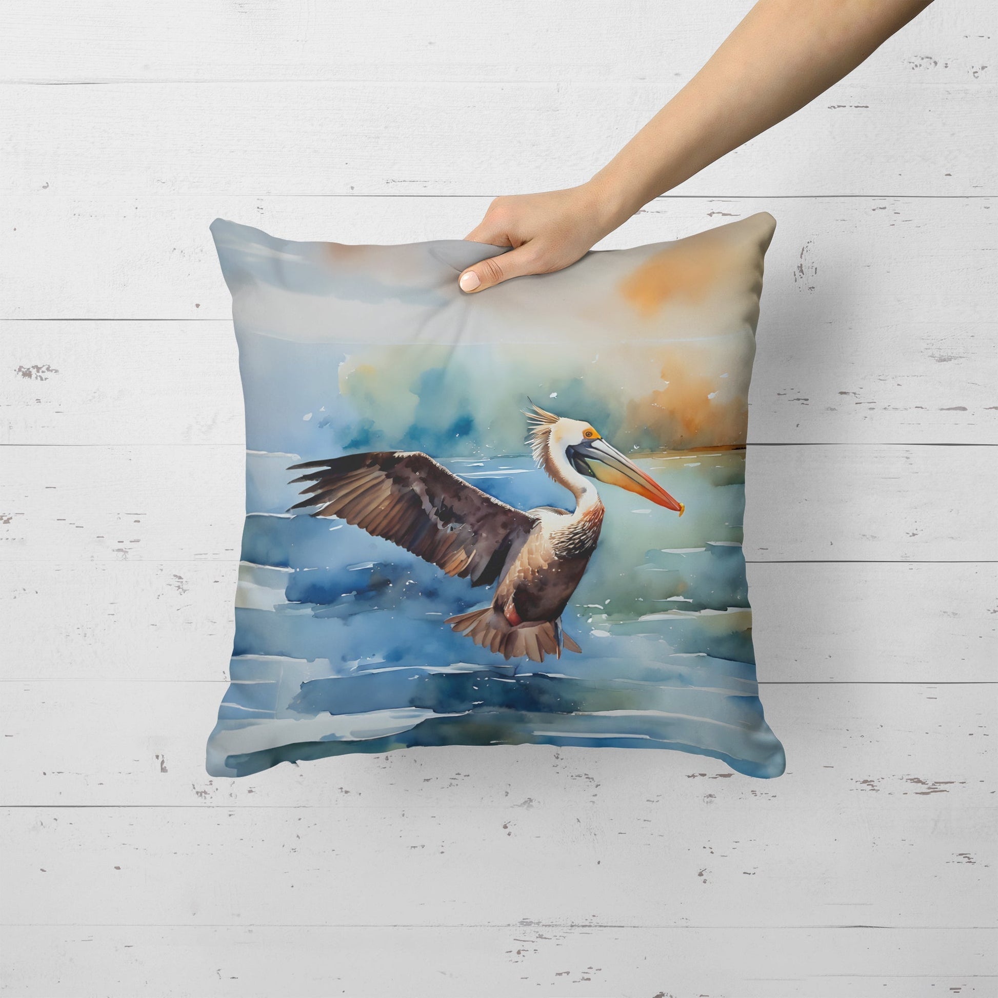 Pelican Throw Pillow - One Color / One Size - Home & Garden - Home Textile - Pillows
