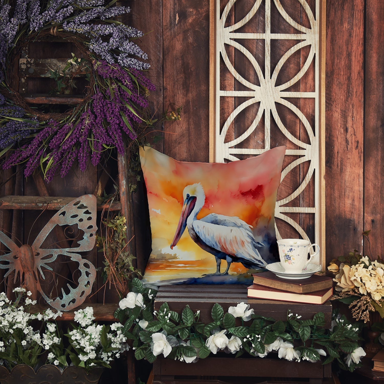 Pelican Throw Pillow - One Color / One Size - Home & Garden - Home Textile - Pillows