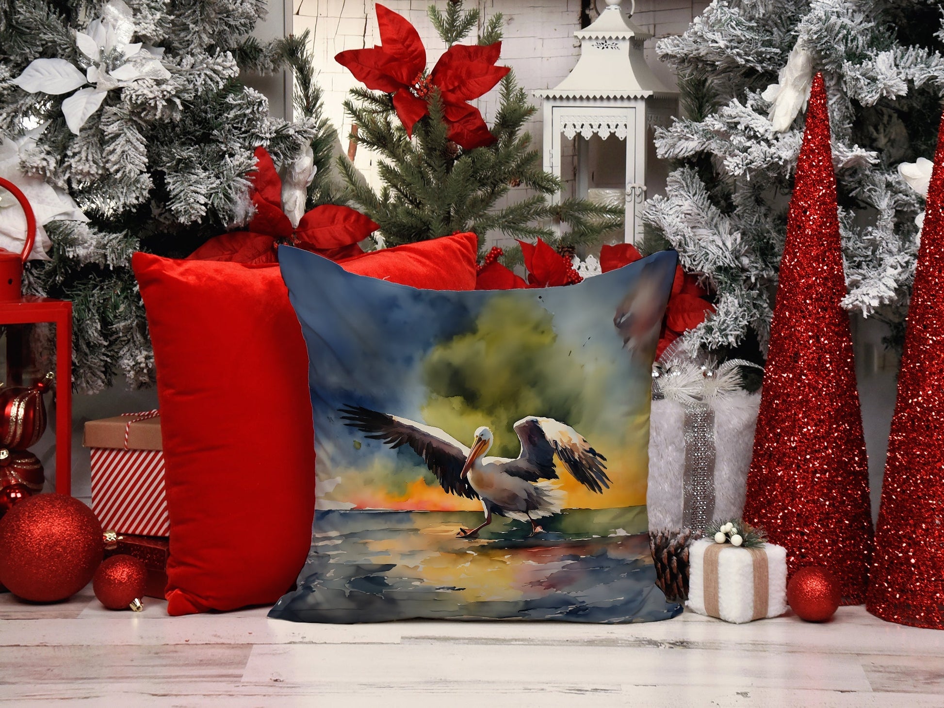 Pelican Throw Pillow - One Color / One Size - Home & Garden - Home Textile - Pillows