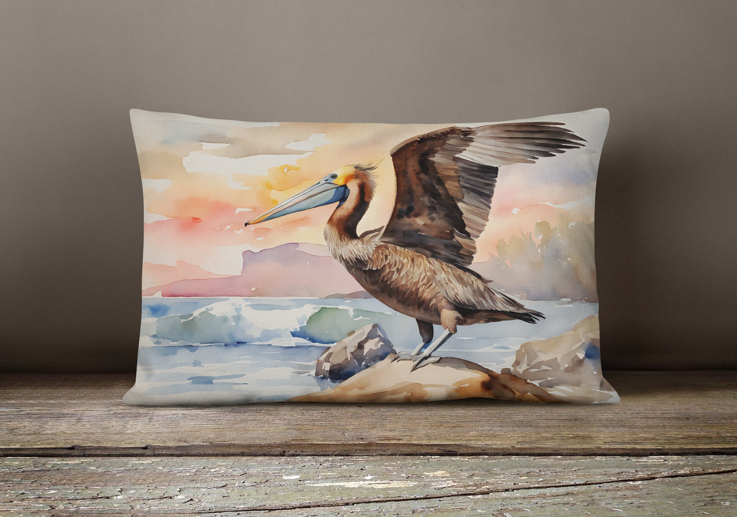 Pelican Throw Pillow - One Color / One Size - Home & Garden - Home Textile - Pillows