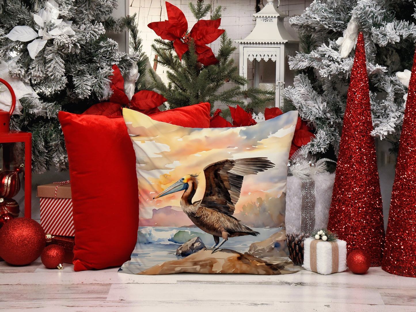 Pelican Throw Pillow - One Color / One Size - Home & Garden - Home Textile - Pillows