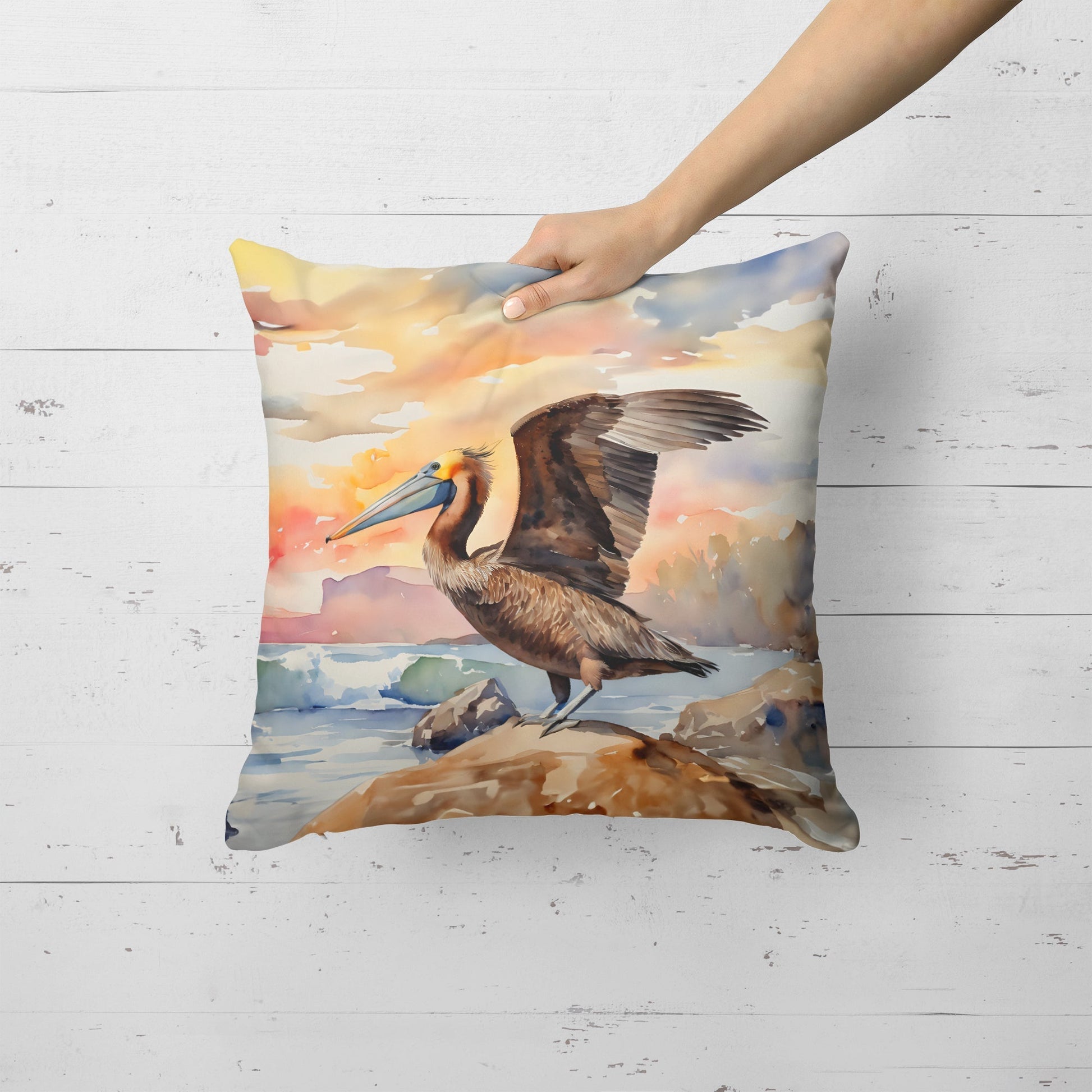 Pelican Throw Pillow - One Color / One Size - Home & Garden - Home Textile - Pillows