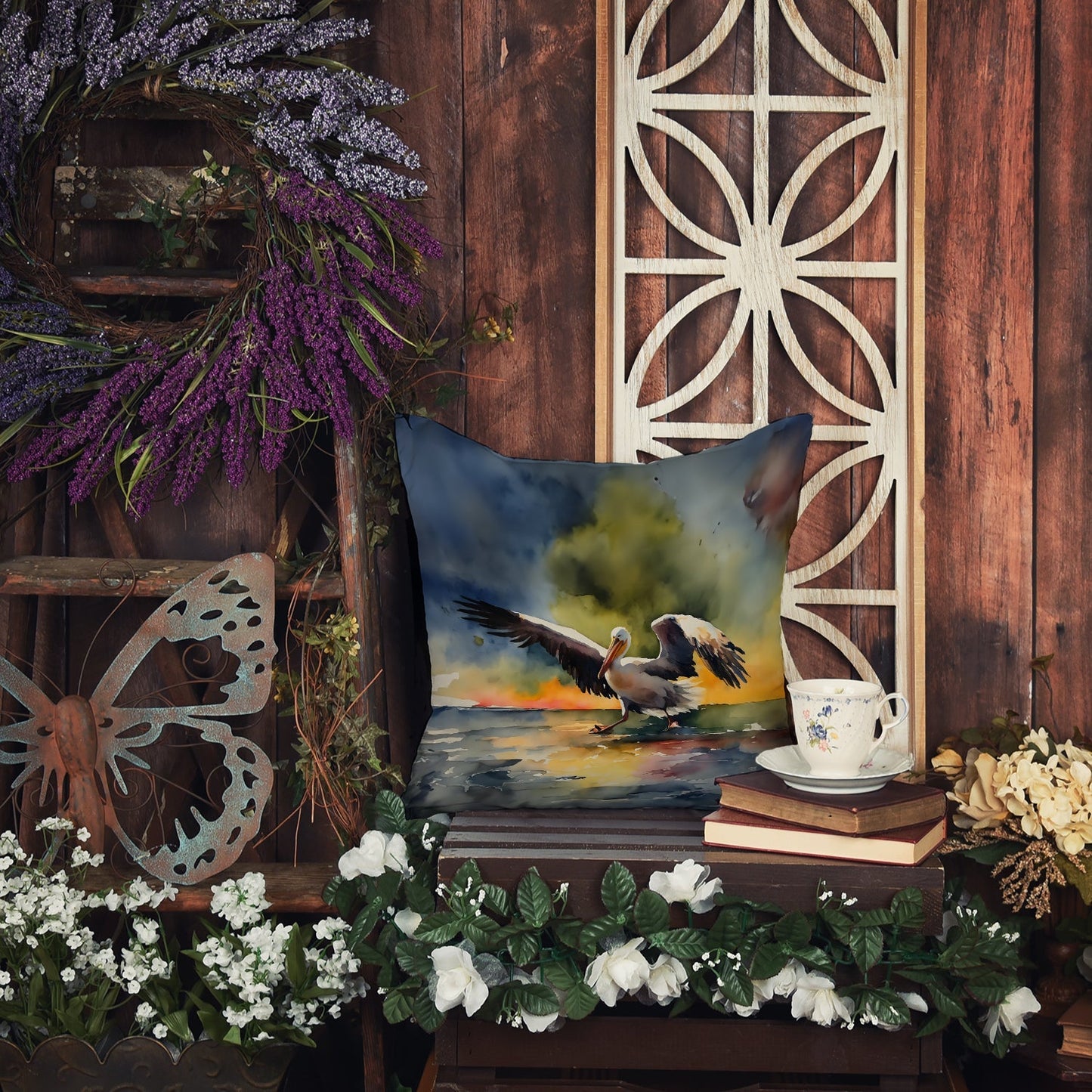 Pelican Throw Pillow - One Color / One Size - Home & Garden - Home Textile - Pillows