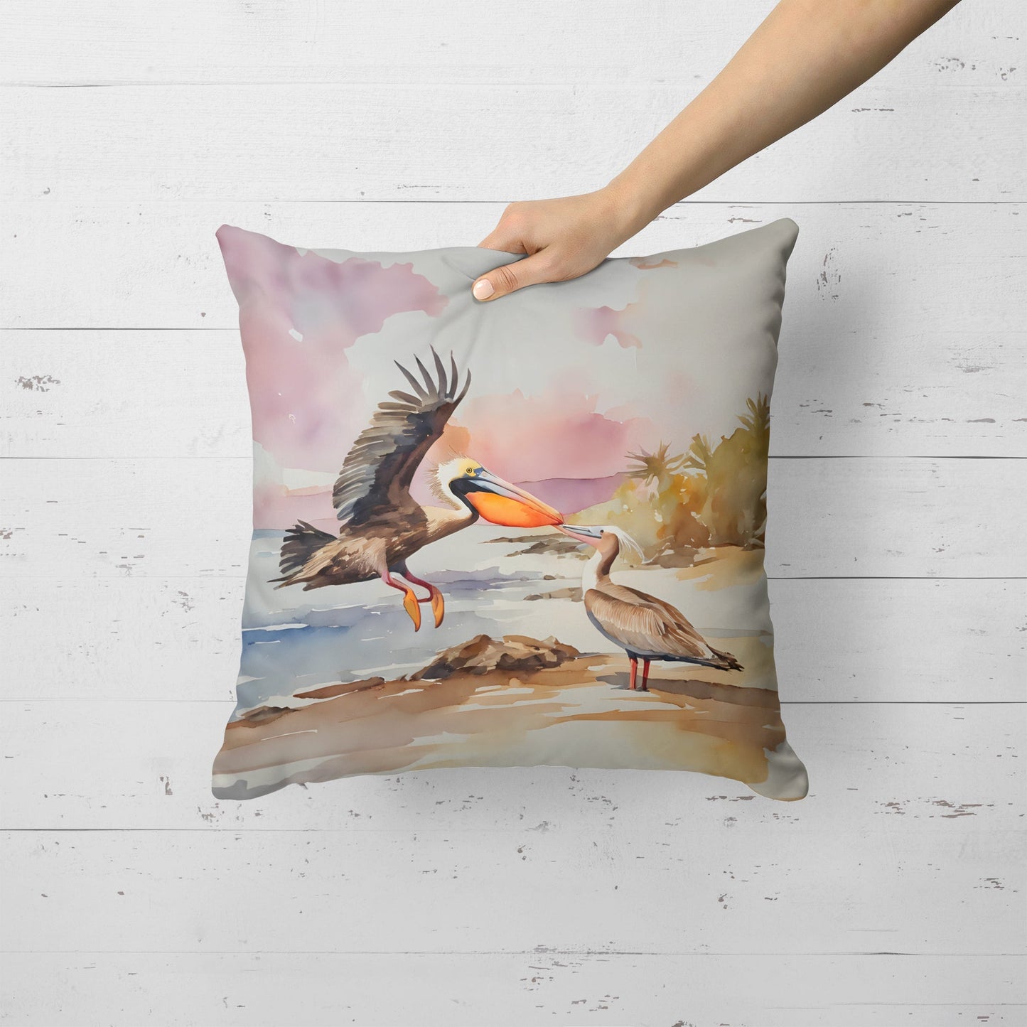Pelican Throw Pillow - One Color / One Size - Home & Garden - Home Textile - Pillows