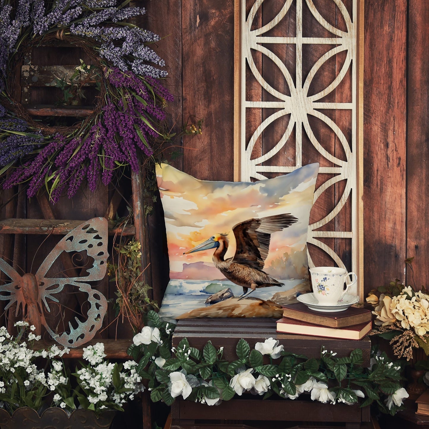 Pelican Throw Pillow - One Color / One Size - Home & Garden - Home Textile - Pillows