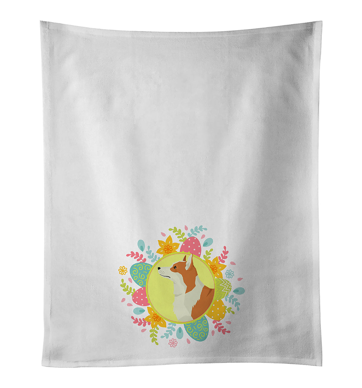 Pembroke Corgi Easter Kitchen Towel Set of 2 - One Color / One Size - Home & Garden - Home Textile - Towels