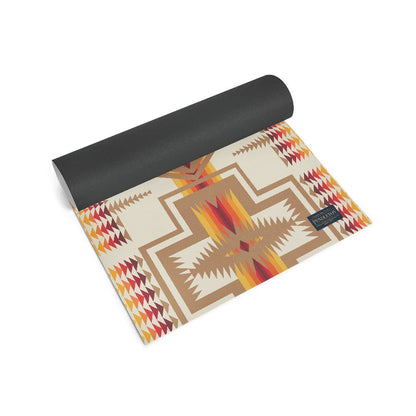 Pendleton X Yune Yoga Mat Harding Tan 5mm - One Color / One Size - Sports & Entertainment - Fitness & Body Building