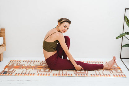 Pendleton X Yune Yoga Mat Harding Tan 5mm - One Color / One Size - Sports & Entertainment - Fitness & Body Building