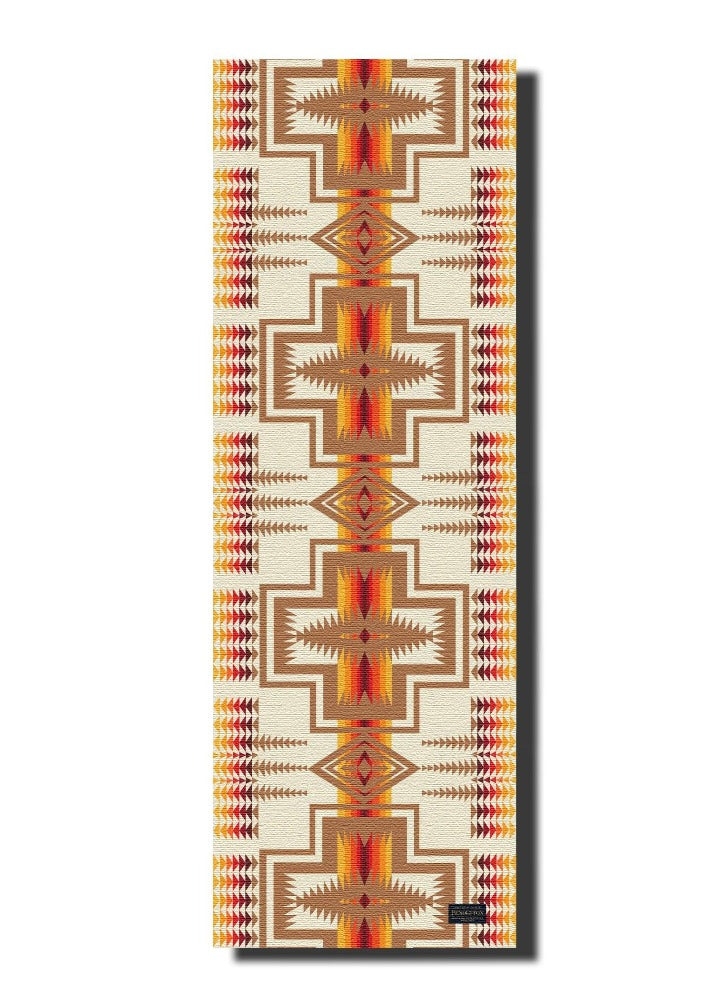 Pendleton X Yune Yoga Mat Harding Tan 5mm - One Color / One Size - Sports & Entertainment - Fitness & Body Building