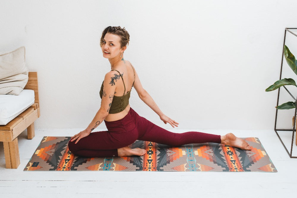 Pendleton X Yune Yoga Mat Sierra Ridge 5mm - One Color / One Size - Sports & Entertainment - Fitness & Body Building