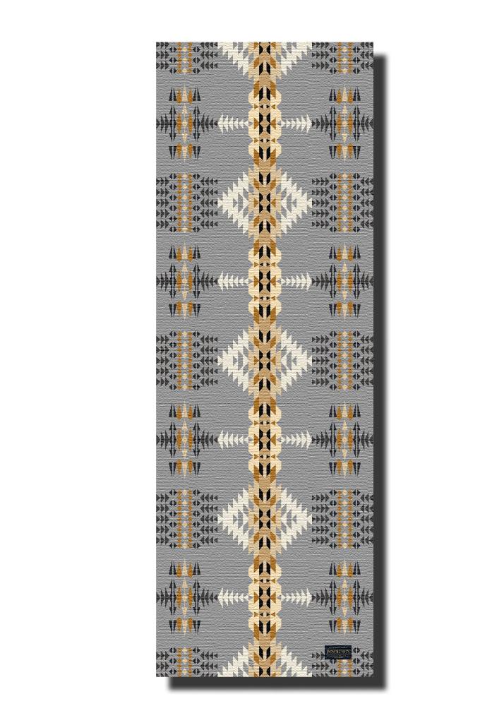 Pendleton X Yune Yoga Rancho Arroyo Grey Mat Non Slip Studio Floor Mat - One Color / One Size - Sports & Entertainment