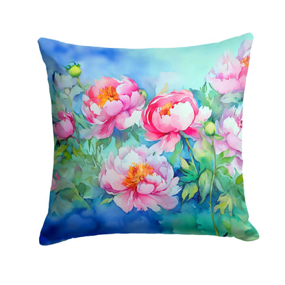 Peonies in Watercolor Throw Pillow - One Color / One Size - Home & Garden - Home Textile - Pillows