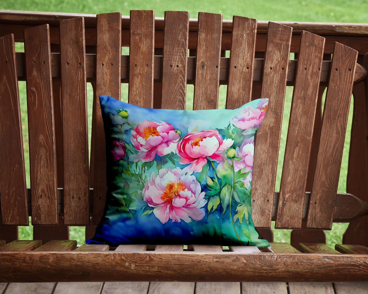 Peonies in Watercolor Throw Pillow - One Color / One Size - Home & Garden - Home Textile - Pillows
