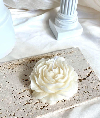 Peony Scented Candle, The Essence of Elegant Luxury - Home & Garden - Home Decor - Candles & Holders