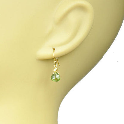 Peridot Drop Earrings - One Color / One Size - Jewelry & Accessories - Earrings