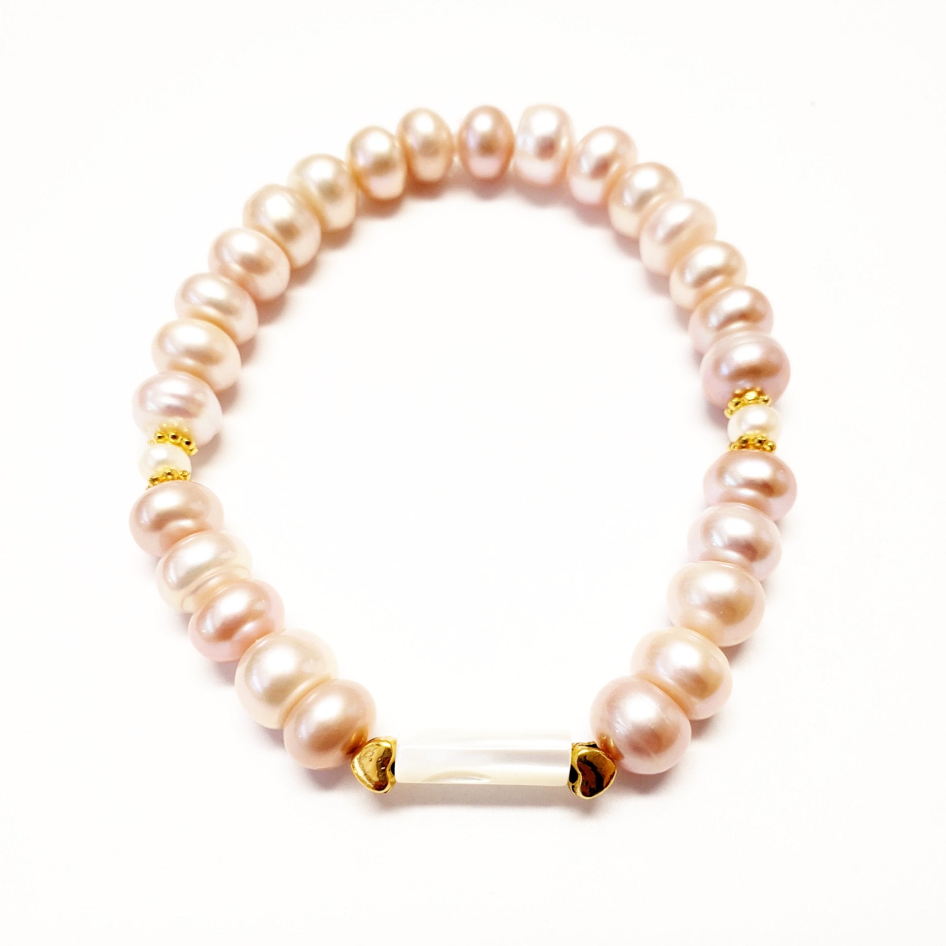 Perla Multi Bracelets - Blush - Jewelry & Accessories - Bracelets & Bangles