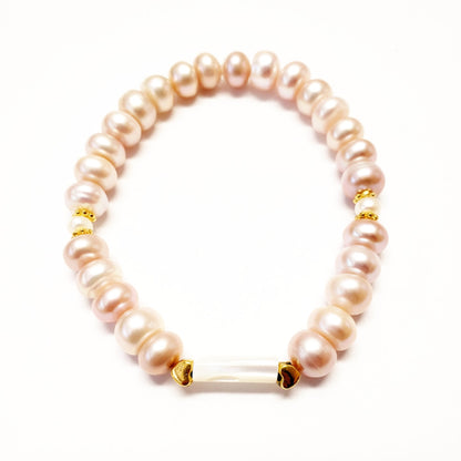 Perla Multi Bracelets - Blush - Jewelry & Accessories - Bracelets & Bangles