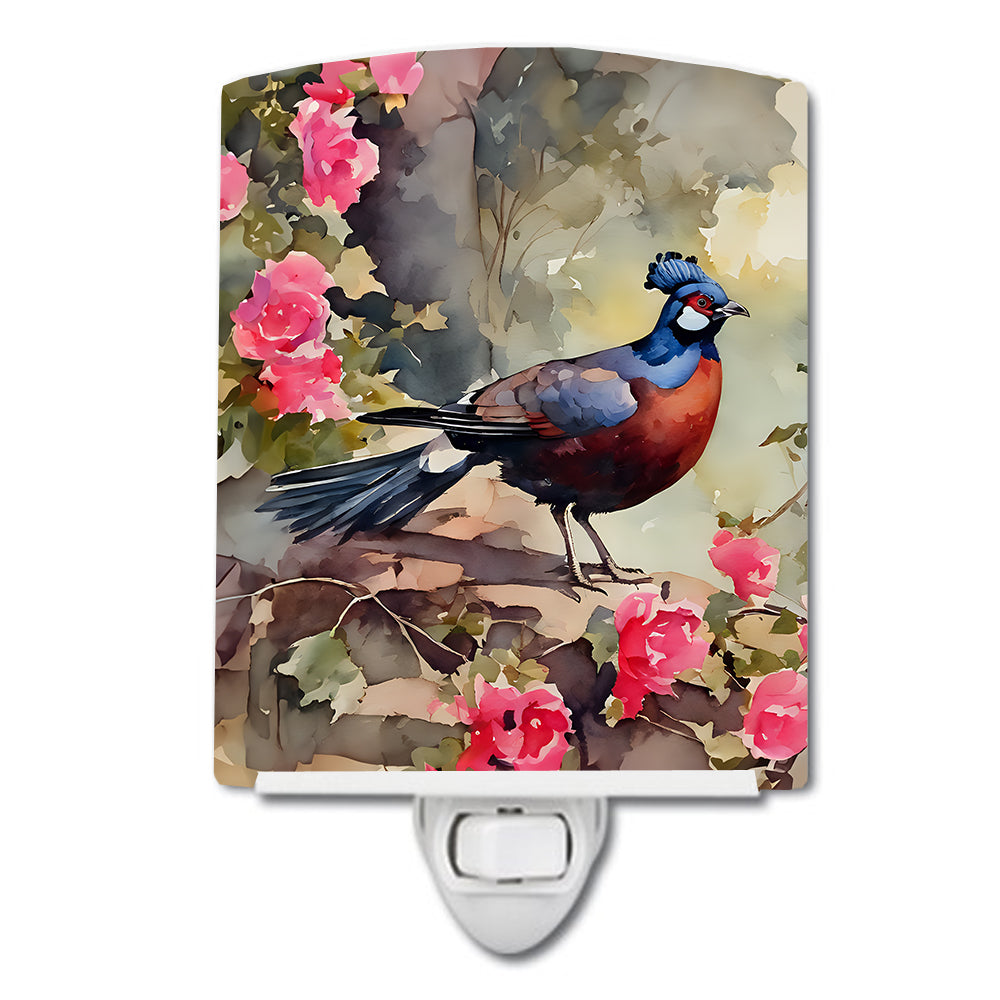 Pheasant Ceramic Night Light - One Color / One Size - Home & Garden - Home Improvement - Lights & Lighting - Night
