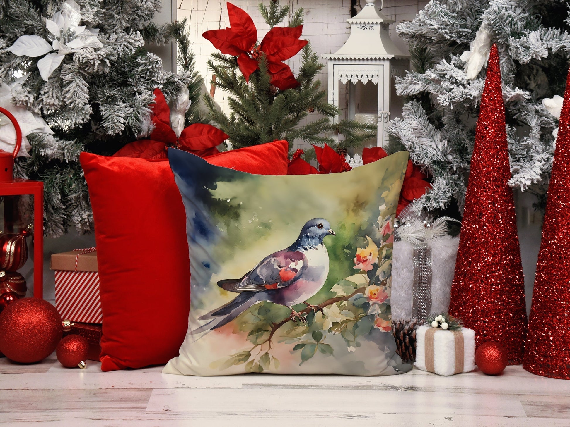 Pigeon Throw Pillow - One Color / One Size - Home & Garden - Home Textile - Pillows