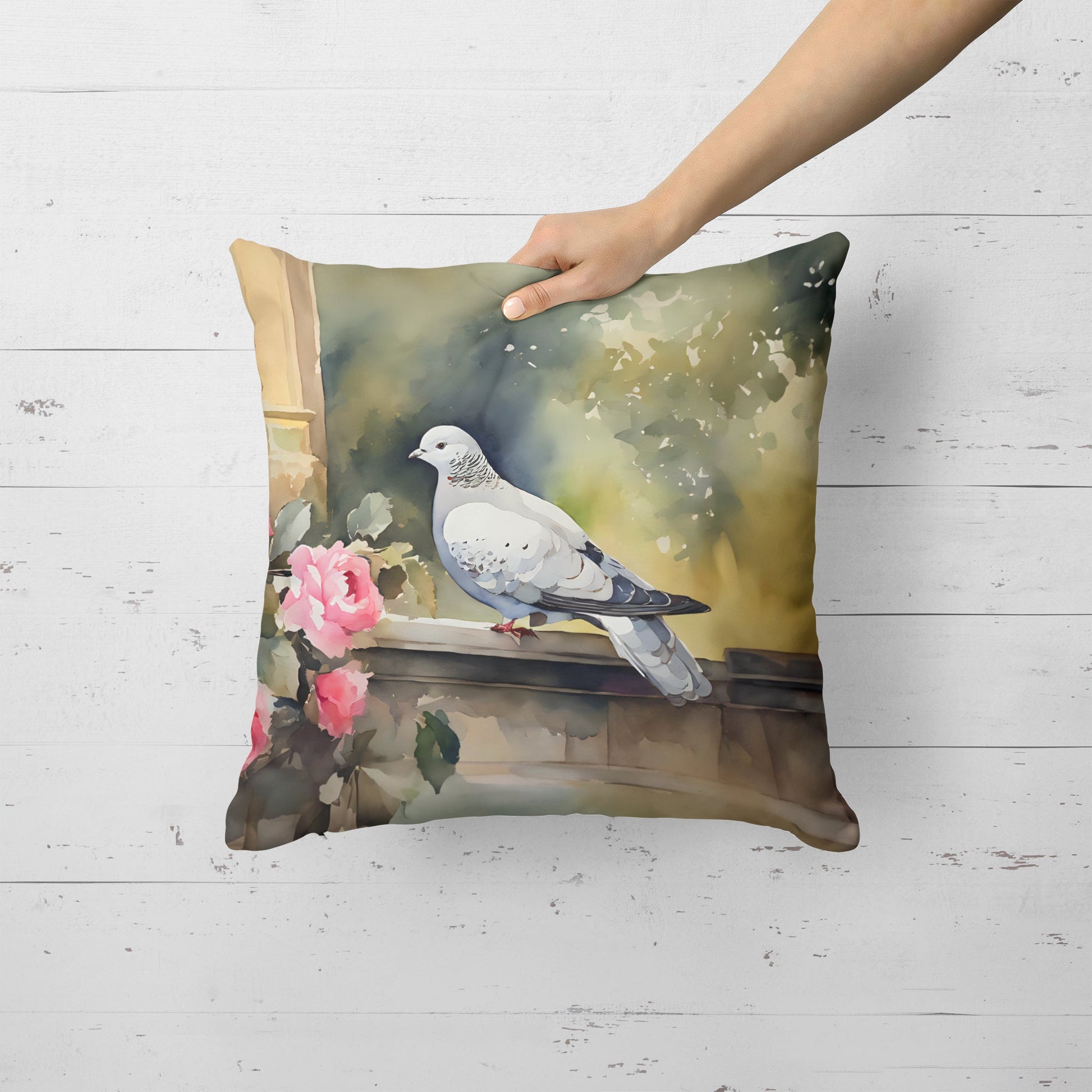 Pigeon Throw Pillow - One Color / One Size - Home & Garden - Home Textile - Pillows